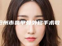 沧州市鼻甲骨外移手术收费标准详细资料-泊头市第三人民医院价目表